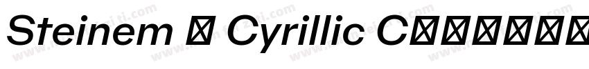 Steinem - Cyrillic C字体转换